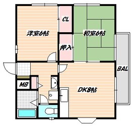 ハイツマーレＢの物件間取画像